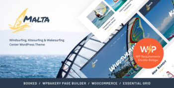 Malta - Surfing, Kitesurfing & Water Sports WordPress Theme