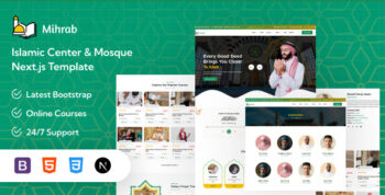 Mihrab – Islamic Centre & Mosque Next.js Template