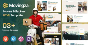 Movingza - Movers & Packers HTML Template