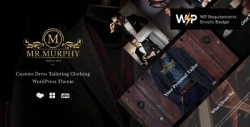 Mr. Murphy - Dress Making & Tailor WordPress Theme