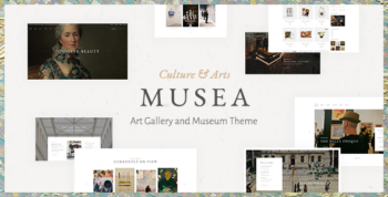 Musea - Art Gallery and Museum WordPress Theme