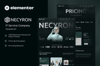 Necyron- IT Service Company Elementor Template Kit