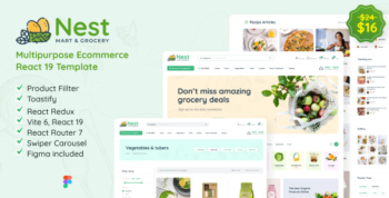 Nest- React 19 Redux Ecommerce Template