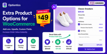 Optiontics – Product Options & Add-Ons for WooCommerce (AI-Powered)