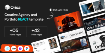 Orisa - Creative Agency & Portfolio React Template