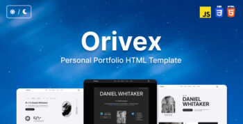 Orivex - Personal Portfolio HTML Template