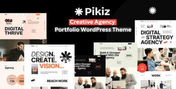 Pikiz - Creative Agency Portfolio WordPress Theme