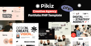 Pikiz – Creative Agency Portfolio PHP Template