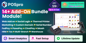 POSpro SaaS – 14+ Add-On Modules Bundle