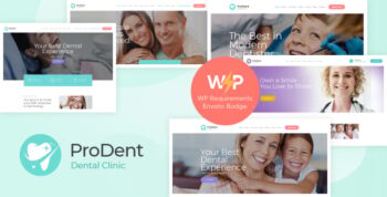 ProDent | Dental Clinic & Tooth Doctor WordPress Theme