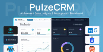 PulzeCRM - AI-Powered CRM Dashboard & Sales Workflow Automation Template