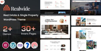 Realwide - Real Estate WordPress Theme