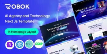 Robok - AI Agency & Technology Next JS Template