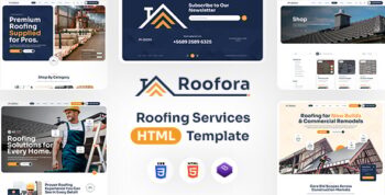 Roofora - Roofing Services HTML Template