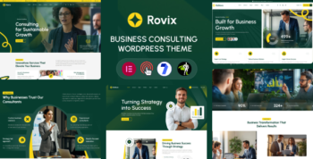 Rovix - Business Consulting WordPress Theme