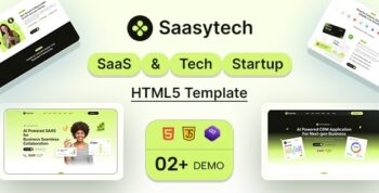 Saasytech – SaaS & Tech Startup HTML5 Template