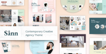 Sånn - Design Portfolio WordPress Theme