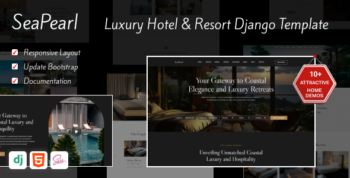 SeaPearl - Luxury Hotel & Resort Django Template