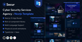 Secur – Cyber Security Services Agency NextJs Template