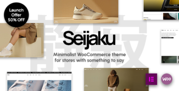 Seijaku - Minimalist WooCommerce Theme for Modern Stores