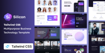 Silicon - Business & Technology Tailwind CSS 4 Template