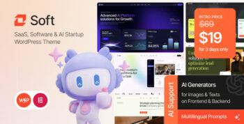Soft - SaaS, Software & AI Startup WordPress Theme