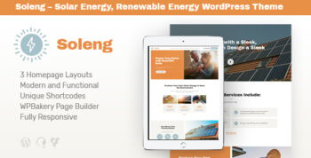 Soleng | Solar Energy WordPress Theme
