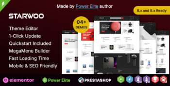 Starwoo - Electronics and Gadgets Store Elementor Prestashop Responsive Theme