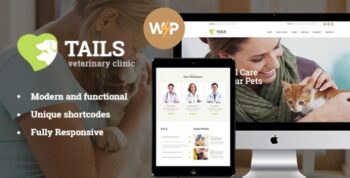 Tails | Veterinary Clinic, Pet Shop WordPress Theme