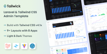 Tailwick - Laravel & Tailwind CSS Admin Dashboard Template