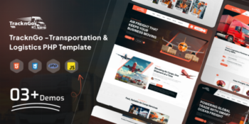 TracknGo -Transportation & Logistics PHP Template