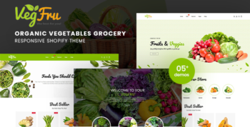 Vegfru - Organic Vegetables eCommerce Shopify Theme
