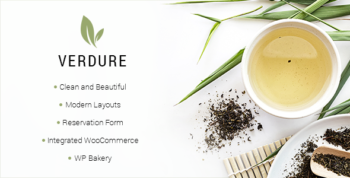 Verdure - Organic Tea Shop WordPress Theme