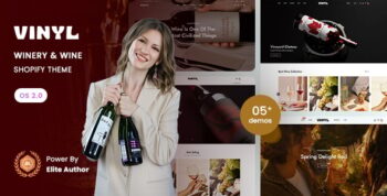 Vinyl - Winery & Wine Shopify 2.0 Theme