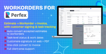 Work Orders for Perfex CRM