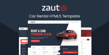 Zauto – Car Rental HTML5 Template