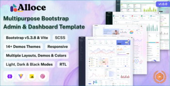 Alloce - Bootstrap Admin & Dashboard Template