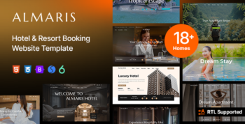 Almaris - The Ultimate Hotel Website Template