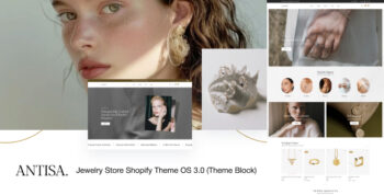 Antisa – Jewelry Shopify Theme OS 3.0 (Theme Block)