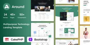 Around - SaaS, Startup & Technology CakePHP Landing Template