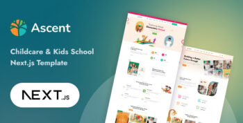 Ascent - Childcare & Kids Education Next Js Template
