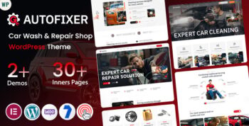 Autofixer - Car Wash & Repair Shop WordPress Theme