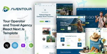 Aventour – Tour Operator & Travel Agency React Next Js Template