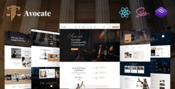 Avocate - Attorney Lawyer React NextJs Template