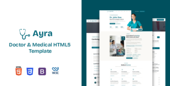 Ayra – Doctor & Medical HTML5 Template