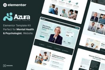 Azura - Mental Health & Psychologist Elementor Template Kit