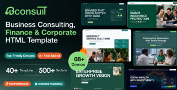 Bconsult – Business Consulting, Finance & Corporate HTML Template