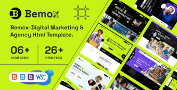 Bemox – Digital Marketing & Agency HTML Template