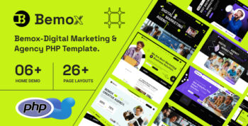 Bemox – Digital Marketing & Agency PHP Template