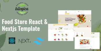 Bilogica - Food Store React & Nextjs Template